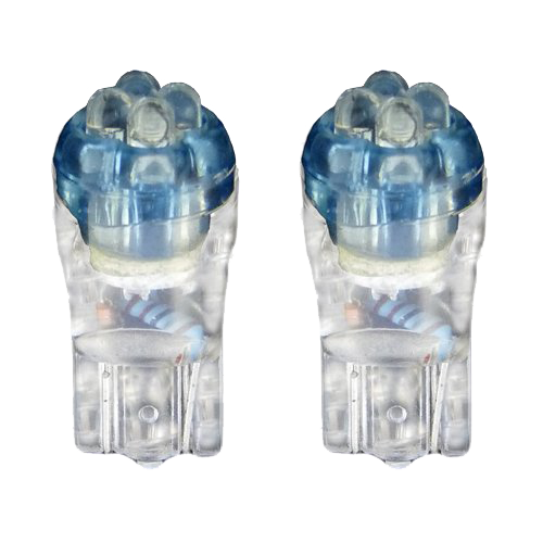 T10 Lamps 4-LED Blue | Set of 2 Pieces
