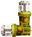 T10 Lamps with 5 SMD LEDs Amber | Set of 2 Pieces