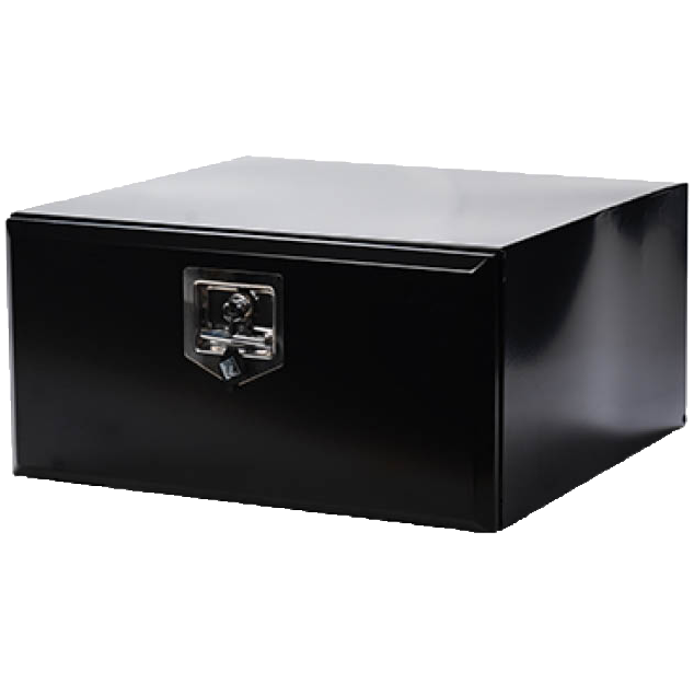 Toolbox Black Powdercoated Steel - 500x350x400mm