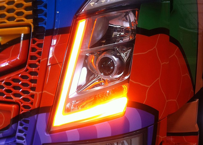 DRL LED Unit Set for Volvo FH4 up to 06-2015 | Amber