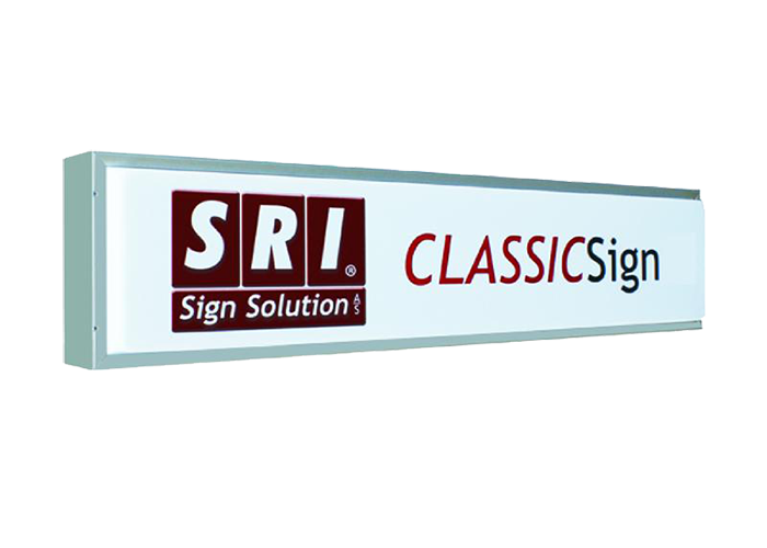 SRI ClassicSignLED 24V - 130 x 40cm