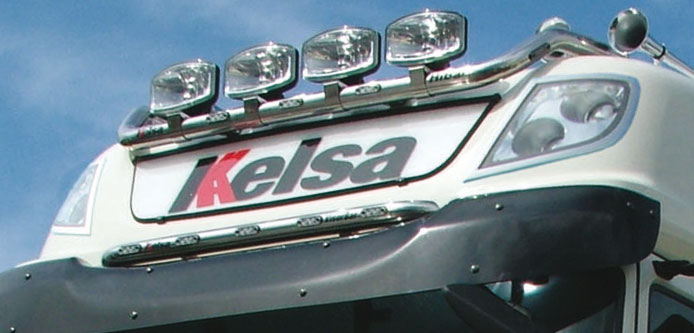 Nedking Ultra Thin LED Truck Sign for DAF CF Space Cab (120) - Amber LEDs