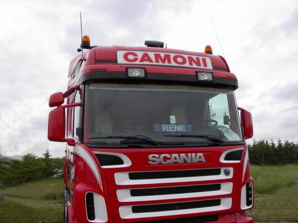 Nedking Ultra Thin LED Truck Sign for Scania R-Series Highline (135) - Amber LEDs