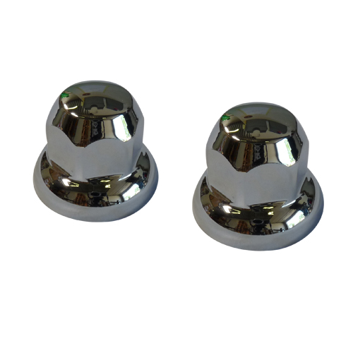 20-Pack Plastic Wheel Nut Covers Chrome | Ø33mm