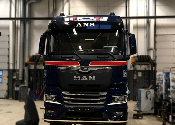 Nedking Ultra Thin LED Truck Sign for MAN TG3 2020+ (134) - Amber LEDs