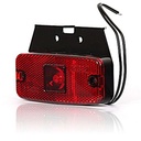 LED Side Marker Light 12-24V with Mounting Base - Red