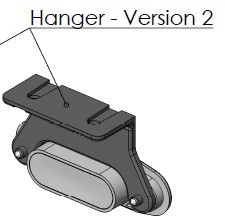 Hanging Mounting Bracket for SLD Marker Lights 810020 - 810024