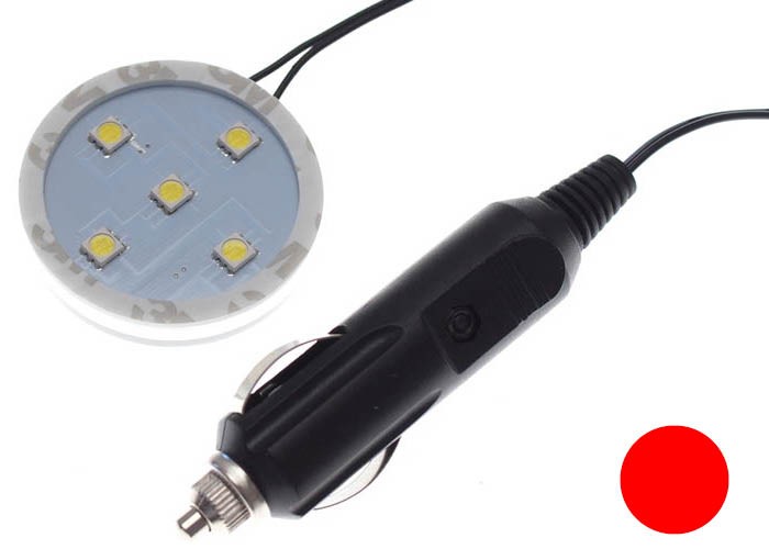 Poppy LED Light Base 12-24V | Red