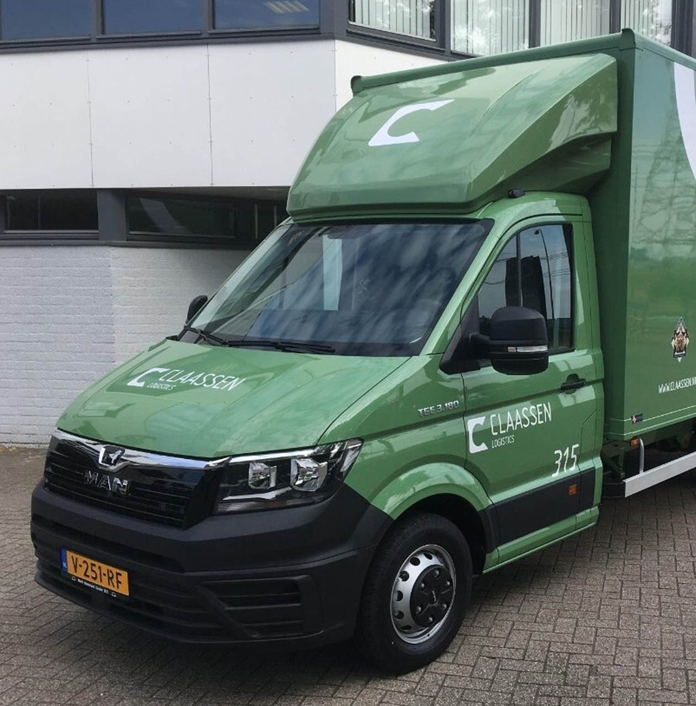 3D Spoiler for Volkswagen Crafter / MAN TGE 2017+ | Height 75cm