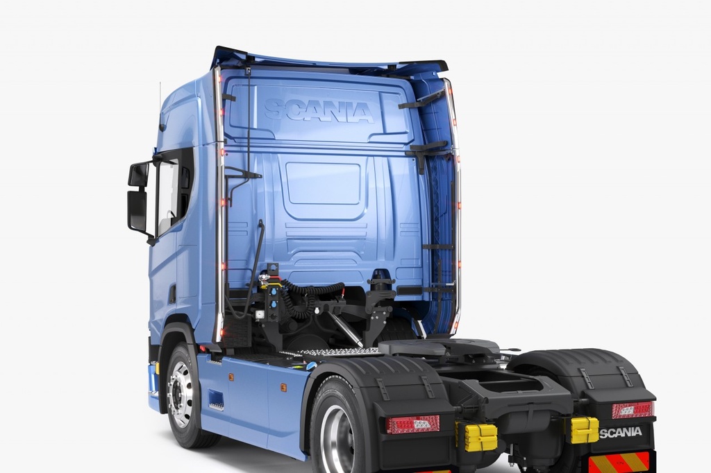 Stainless Steel Light Strips for Side Spoilers Scania NextGen R Series
