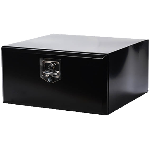 [47166057] Toolbox Black Powdercoated Steel - 600x350x600mm