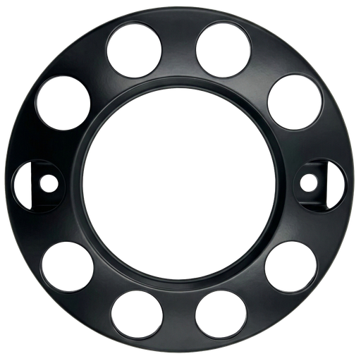[31012322B] Open Center Wheel Nut Protector Ring 22.5" for Steel Rims | 10x335mm | Black Edition