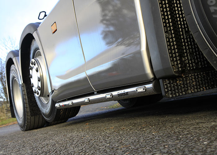 Stainless Steel SideBars for Scania R&S NextGen 6x2 Midlift | Wheelbase ...