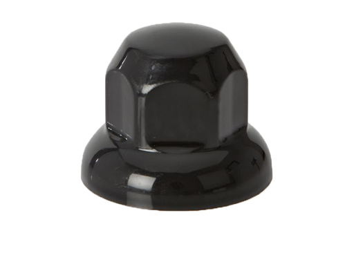 [31101313] 20-Pack Plastic Wheel Nut Covers Black | Ø33mm