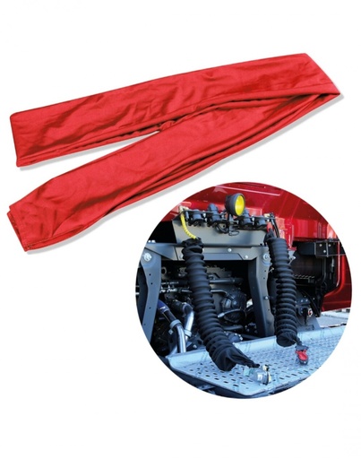 [150729975] Protective Sleeve for Air Hose | Red