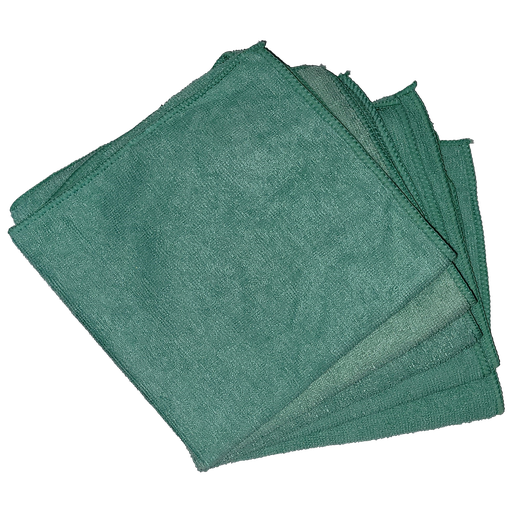 [50300104] Set (5 Pieces) Microfibre Cloths - Green