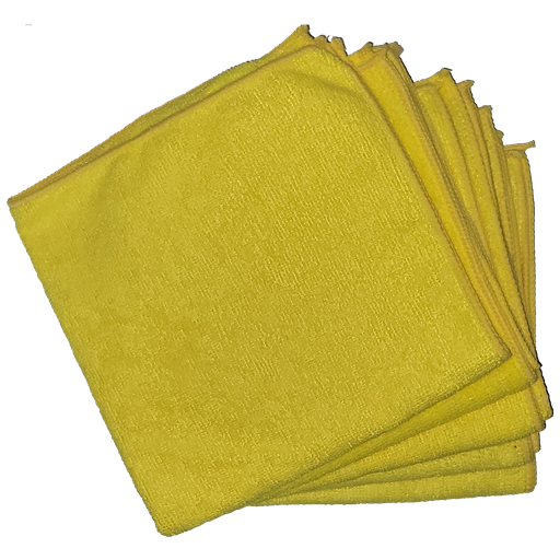 [50300105] Set (5 Pieces) Microfibre Cloths - Yellow