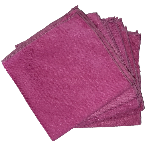 [50300107] Set (5 Pieces) Microfibre Cloths - Pink