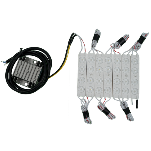 [183-LED130C] LEDs & Powerunit for Classic Truck Sign - 130cm