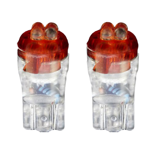 [201194424VR] T10 Lamps 4-LED Red | Set of 2 Pieces