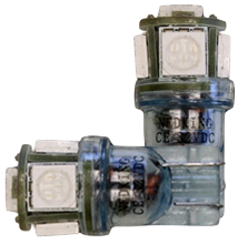 [26075SMD32VB] T10 Lamps with 5 SMD LEDs Blue | Set of 2 Pieces