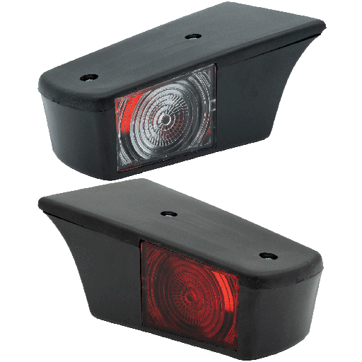 [46350255] Old School Roof Marker Light | Red/White